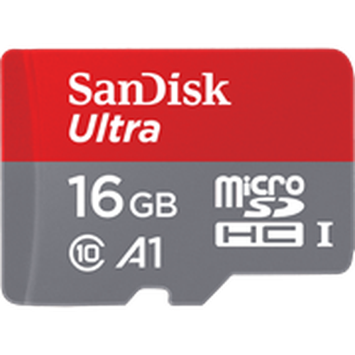 Sandisk 16GB Ultra Micro-SD Class 10, Retail Box , Limited Lifetime Warranty