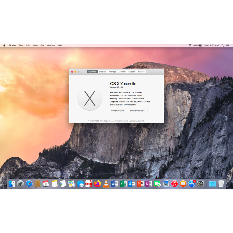 Apple MacBook Pro 15-Inch "Core 2 Duo" 2.2 (SR)  |  MacBookPro3,1 - A1226 (EMC 2136) (Pre-owned)