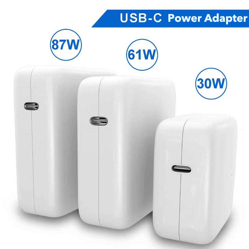 61W USB Type C  Apple MacBook Pro Generic Laptop Charger | AC Adapter (20.3v 3a or 9v 3a or 5.2v ...
