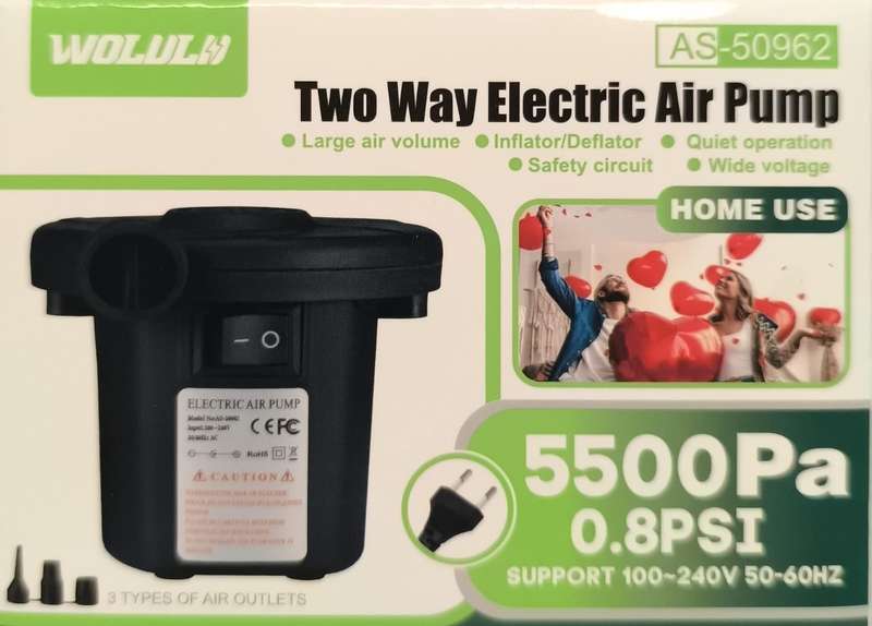 Wolulu AS-50962 Two Way Electric Air Pump