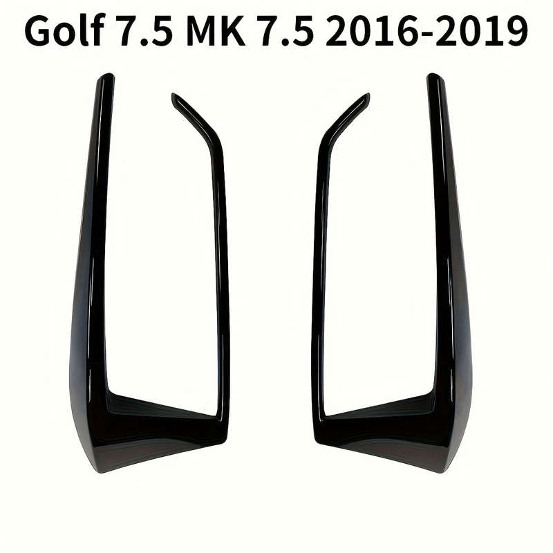 Glossy Black VW Golf MK7.5 GTI R GTD 2013-2020 Car Rear Bumper Splitter Canard (10007655)