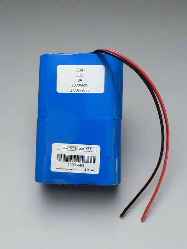 Custom Built 30ah 3.2V 25Amp LiFePo4 Battery