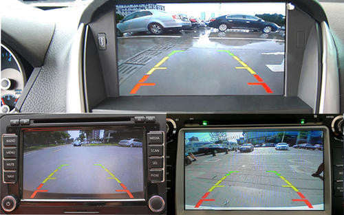 Mini Color Rearview Camera - Clear Video Footage and Enhanced Visibility for Safer Driving
