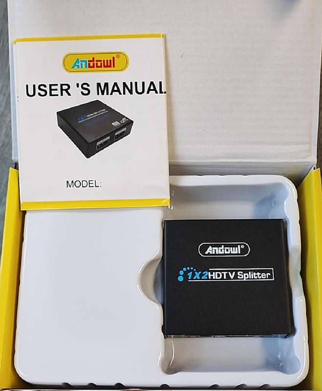 HDMI Splitter 1 x 2 Way - Connect One HDMI Source to Two Displays Simultaneously | 4K Resolution ...