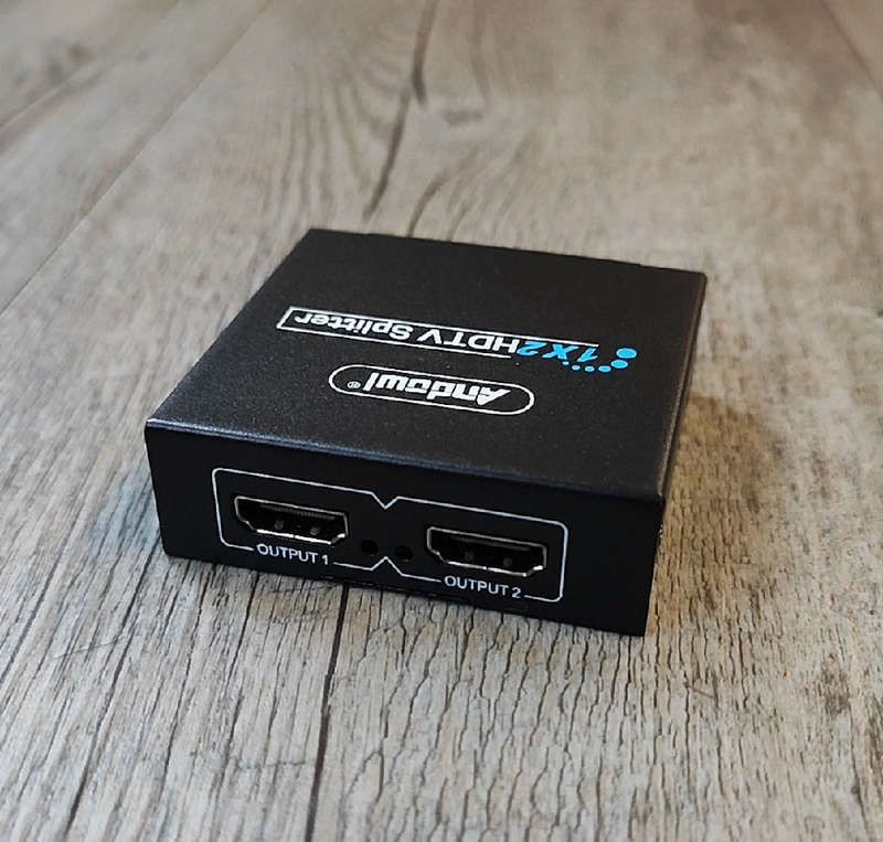 HDMI Splitter 1 x 2 Way - Connect One HDMI Source to Two Displays Simultaneously | 4K Resolution ...