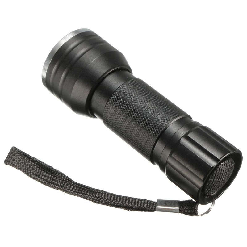 21 LEDs uv395 Portable Aluminum UV Ultra Violet Flashlight for Forensic Investigations and Counte...