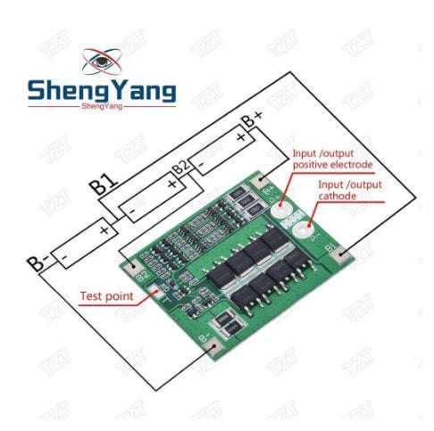 3S 25A Li-ion Lithium Battery Charger Protection Board