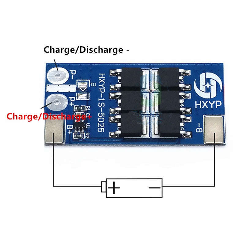 1S 25A 3.7V lithium battery protection board
