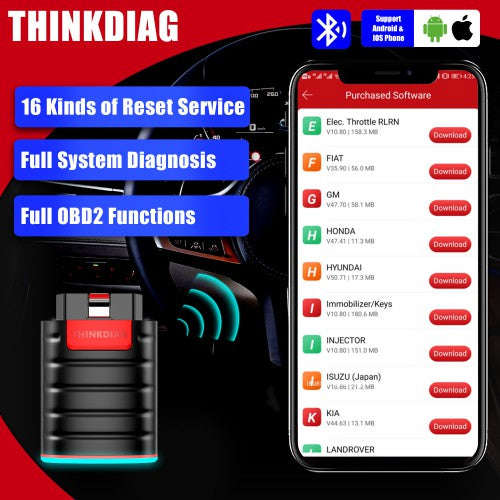 THINKCAR Thinkdiag Full System Diagnostic Tool **1 Year Free Update Online**