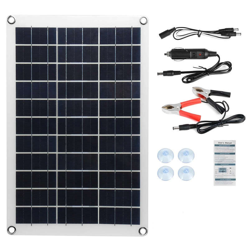 10W Portable Semi Flexible Solar Panel Kit - Reliable Clean Energy on the Go