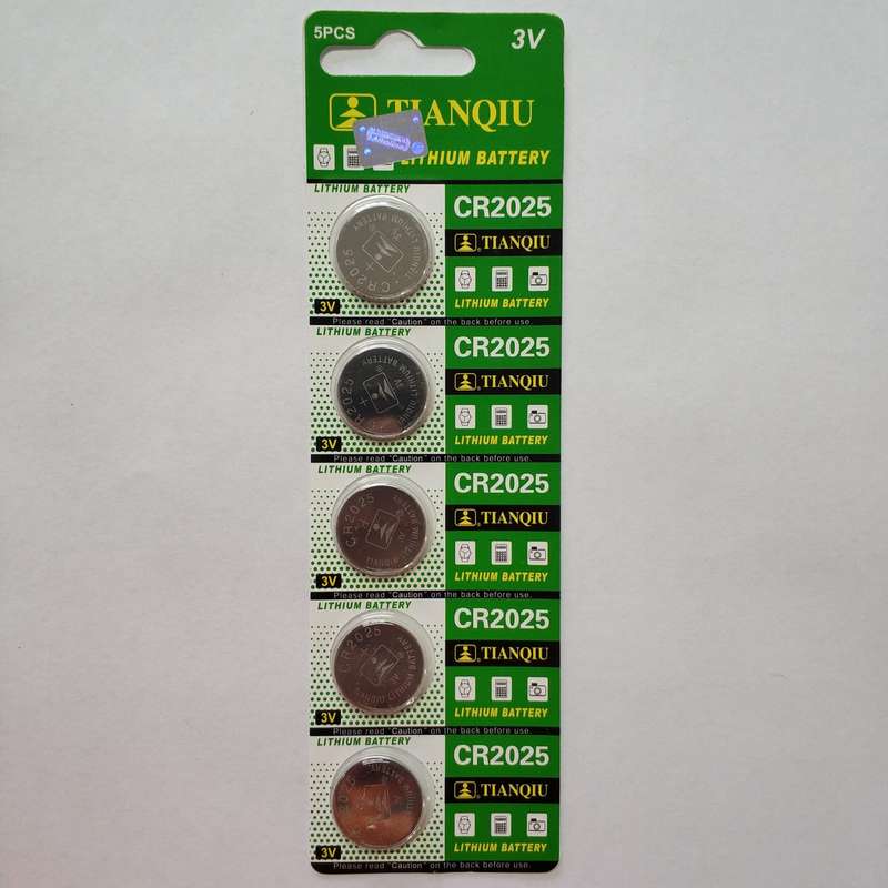 CR2025 3v Lithium battery