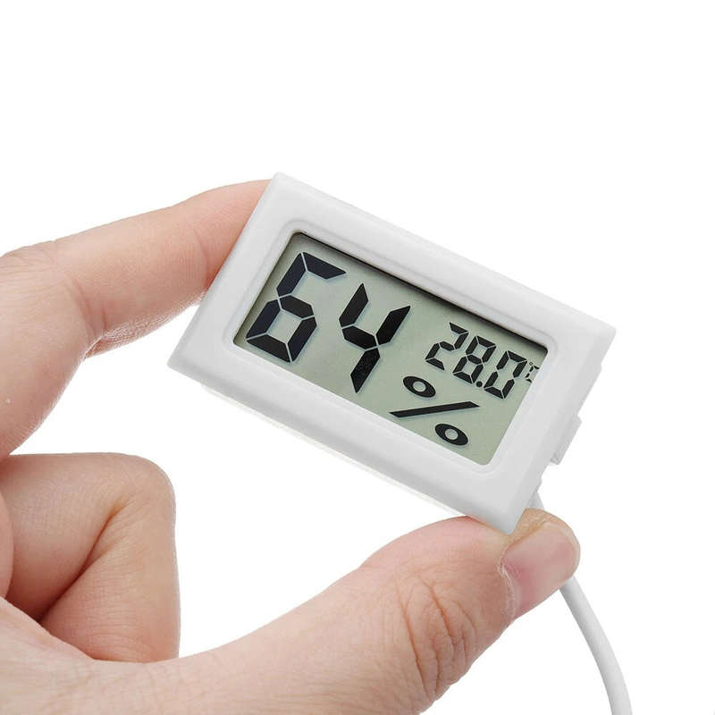 Mini LCD Digital Thermometer and Hygrometer - Compact and Accurate Temperature and Humidity Measu...
