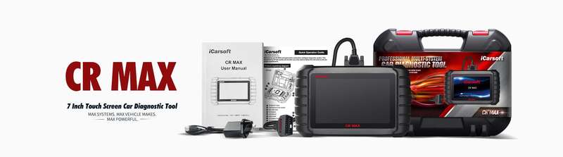 iCarsoft CR Max Multi-Brand Multi-Systems Vehicle Diagnostic Tool - Efficient Vehicle Troubleshoo...