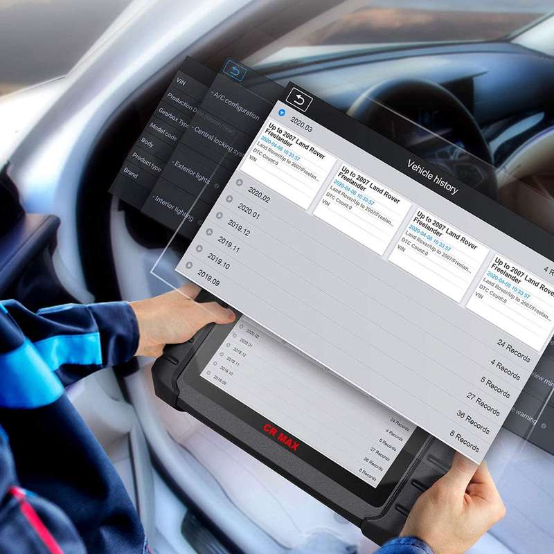iCarsoft CR Max Multi-Brand Multi-Systems Vehicle Diagnostic Tool - Efficient Vehicle Troubleshoo...