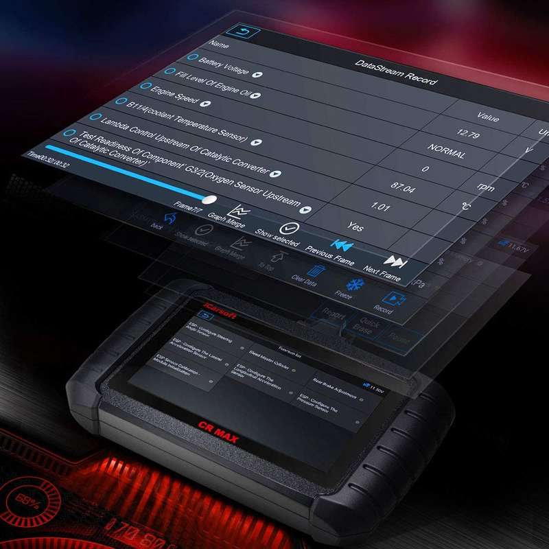 iCarsoft CR Max Multi-Brand Multi-Systems Vehicle Diagnostic Tool - Efficient Vehicle Troubleshoo...