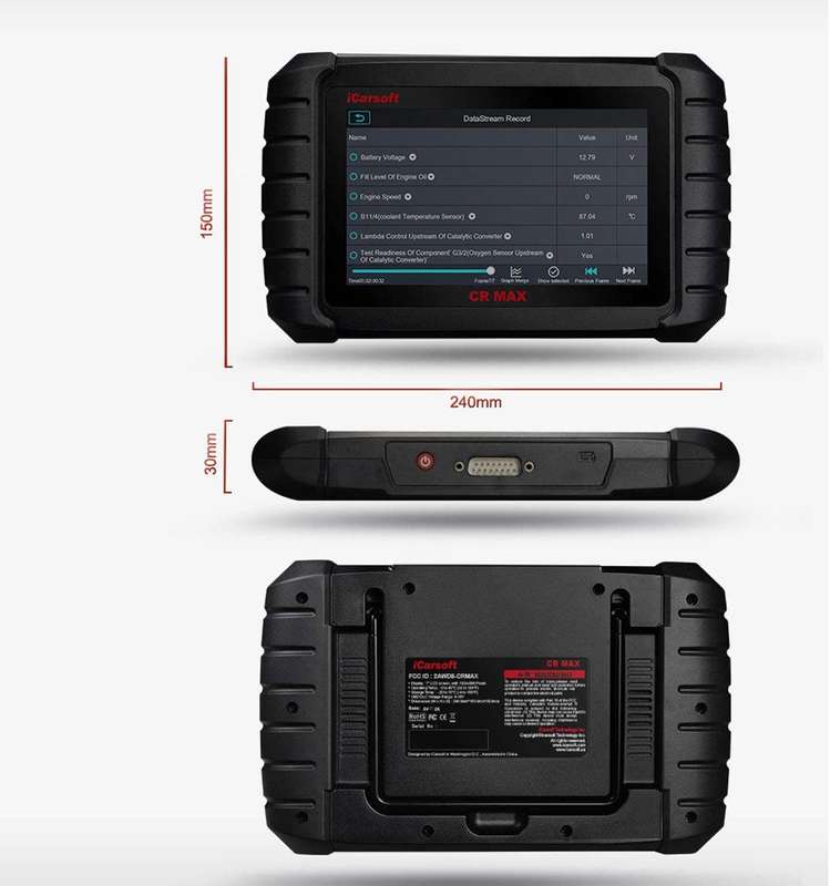 iCarsoft CR Max Multi-Brand Multi-Systems Vehicle Diagnostic Tool - Efficient Vehicle Troubleshoo...
