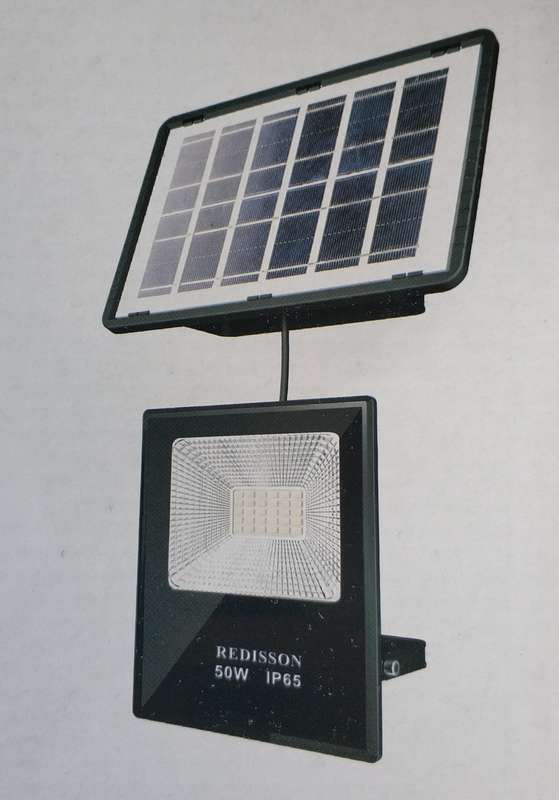 DEMO Redisson 50Watt SOLAR Outdoor LED Flood Light  Powerful and Energy-Efficient Lighting for...