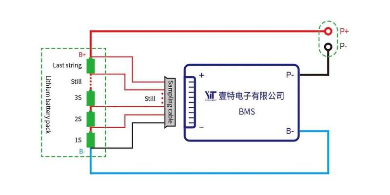 8S 24V LiFePo4 Battery 3.2V 50A BMS Battery Protection Board