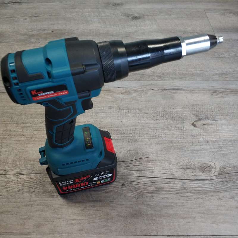 King Shoden Rechargeable Li-Ion Rivet Gun Kit - Powerful and Versatile Tool for Professionals