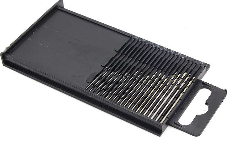 20Pcs/set 0.3mm-1.6mm Mini Steel Micro Twist Drill Bit Set