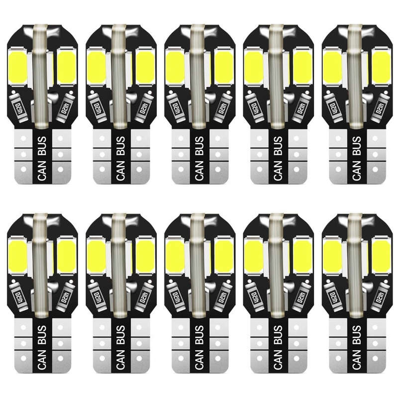 W5W/T10 CANBUS 8SMD 5730 Car LED Light Bulb