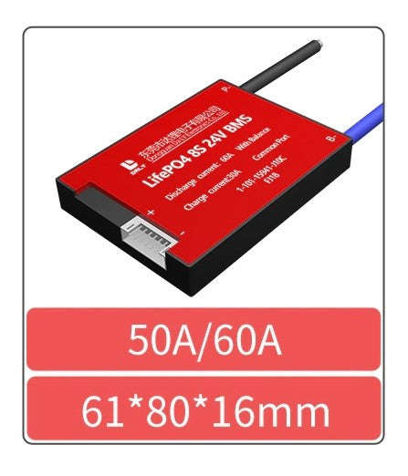 Daly 3.2V LiFePo4 8S 24V 60A  LFP PCM battery protection board BMS with balance