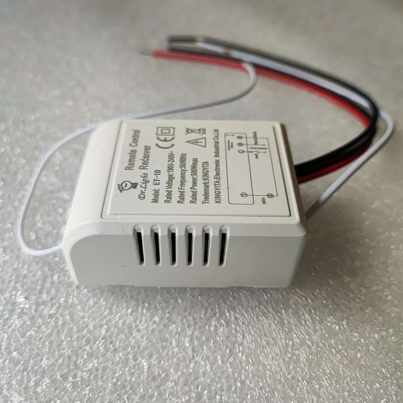 DR Light 1 Channel AC 220v Remote Controlled Switch - Wireless Control for Home Appliances and Li...