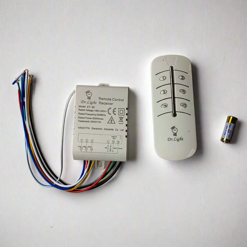 Convenient and Versatile DR Light 3 Channel AC 220v Remote Controlled Switch