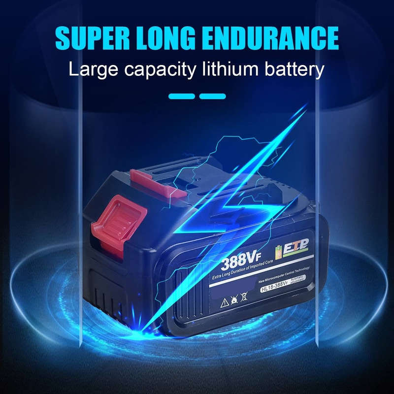 388VF 800N.m Max 18volt Lithium Portable Brushless Impact Wrench