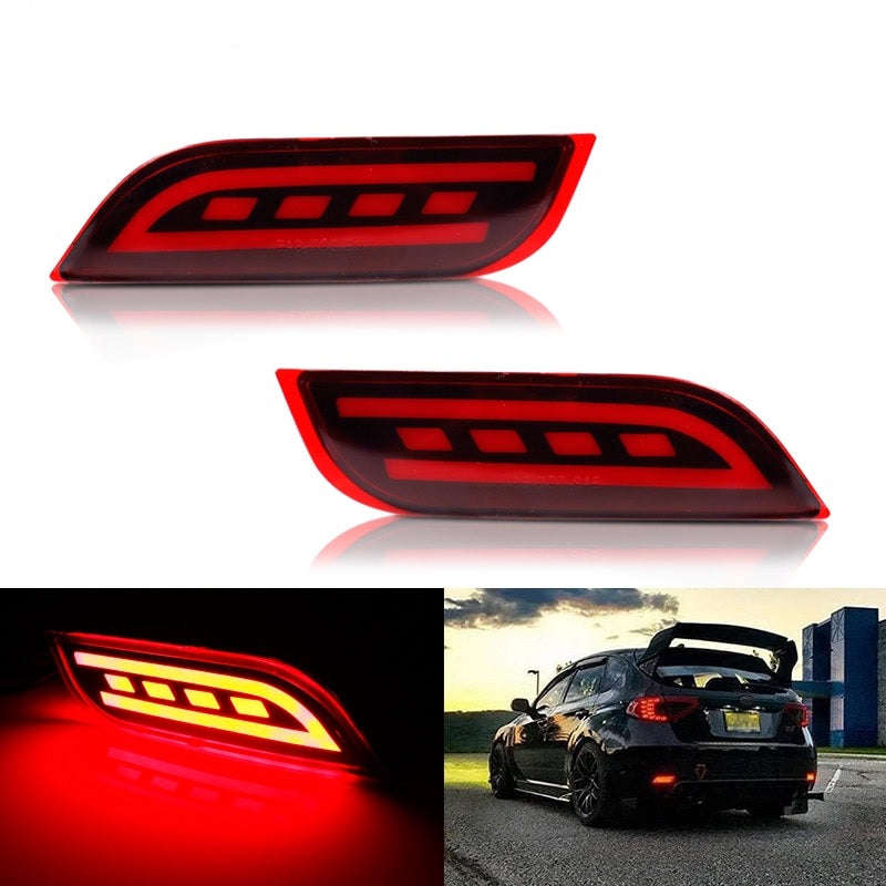 LED Bumper Reflector Lights For Subaru Impreza WRX or WRX/STi/XV