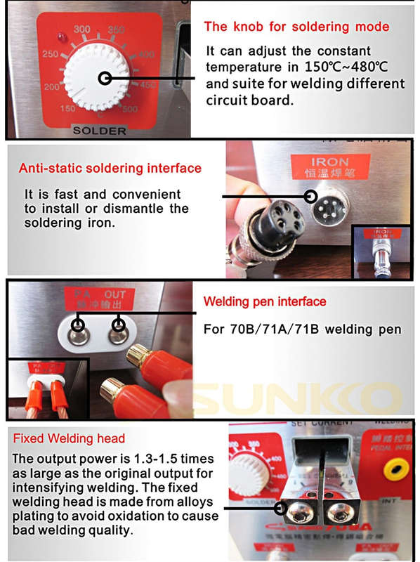 SUNKKO 709A Spot Welder for Lithium Battery Packs - Portable and Reliable