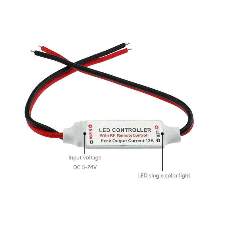 12A Wireless Mini LED Lighting Controller and Dimmer