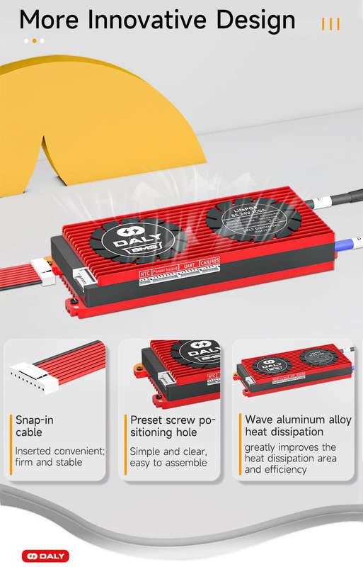 DALY 15S (48v) LiFePo4 150Amp Smart BMS with CANBUS