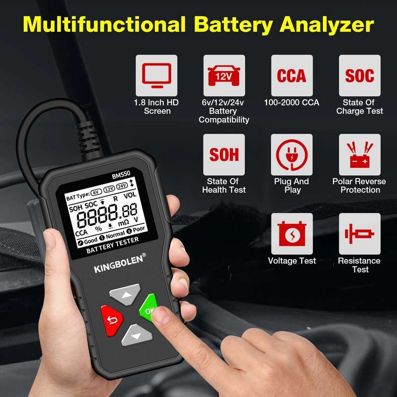 KINGBOLEN BM550 Car Battery Tester