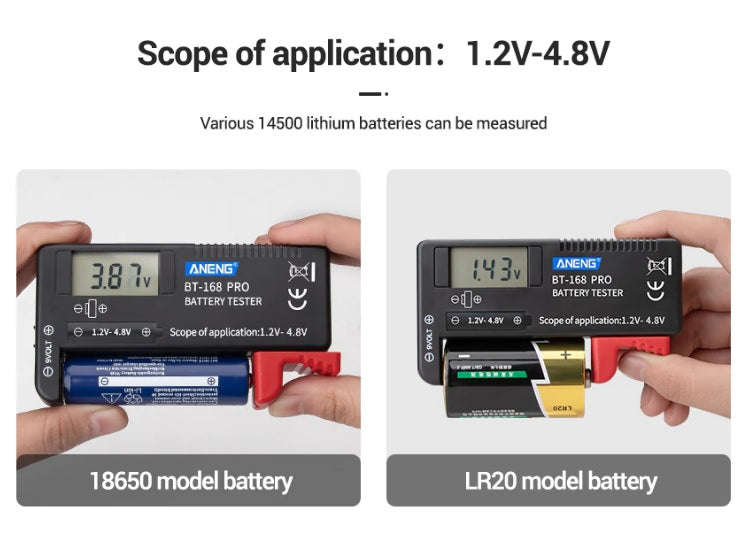 ANENG BT-168 PRO Digital Lithium Battery Capacity Tester