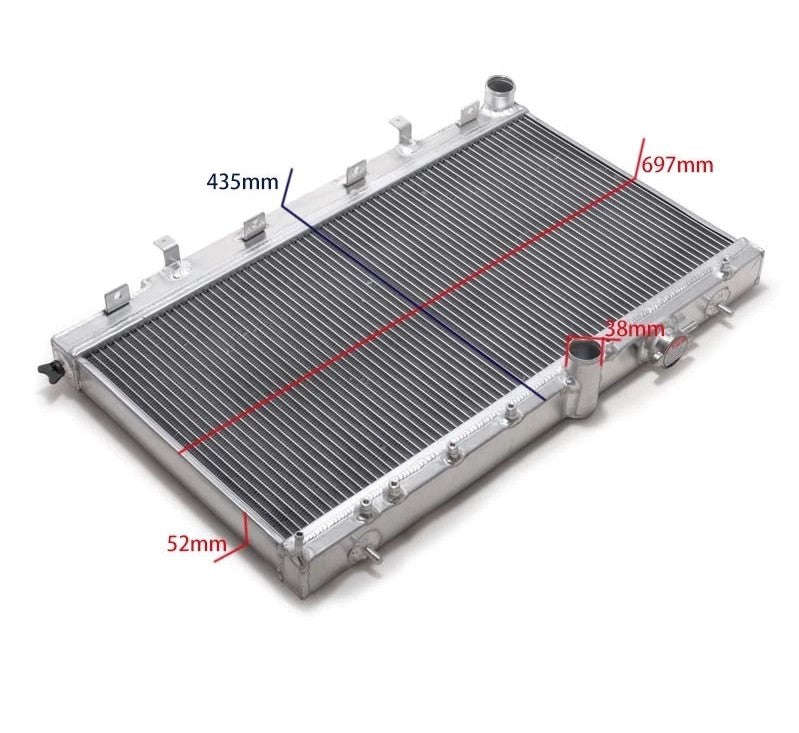 50mm 2 Row Aluminum Radiator for Subaru Impreza WRX/STI 02-07 - Superior Cooling Performance and ...