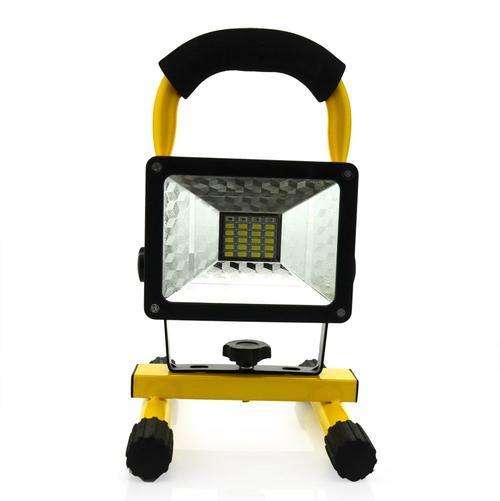 Portable 30W Rechargeable Flood Light with Adjustable Stand - Bright and Efficient Illumination f...