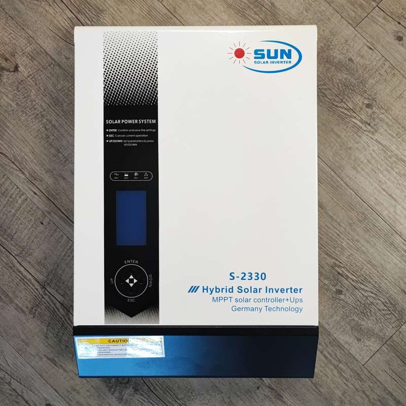 SUN S-2330 24v 3KVA MPPT Pure Sine Wave Hybrid Solar Inverter