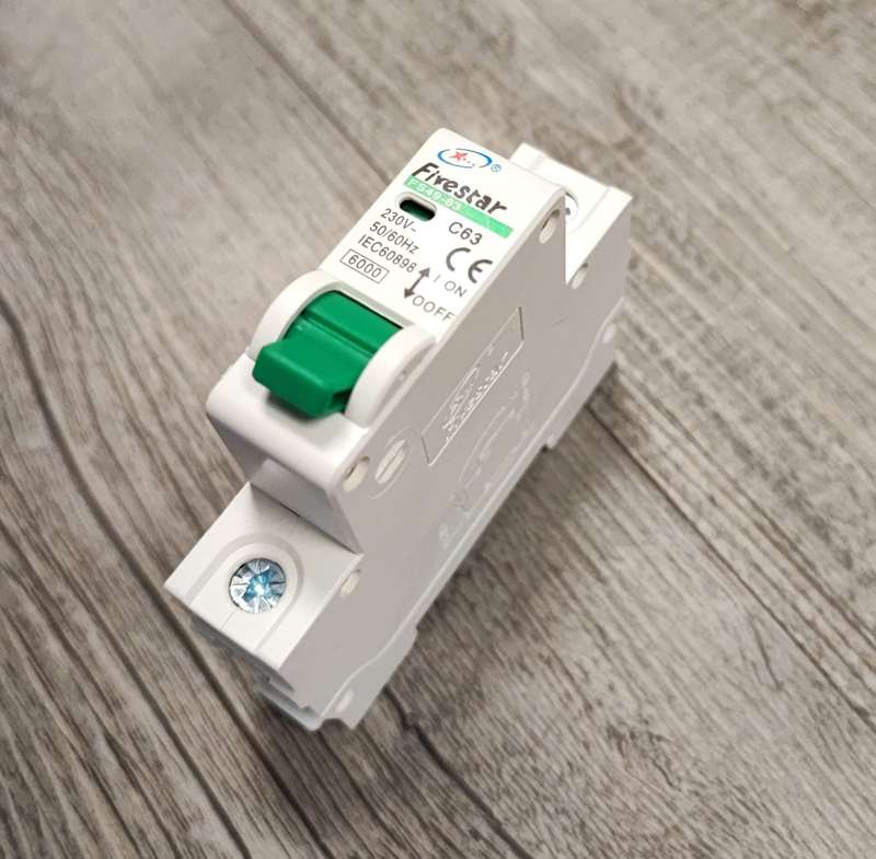 Fivestar FS49-63 63Amp 230vAC Single Pole Circuit Breaker - Reliable and High-Quality Circuit Pro...