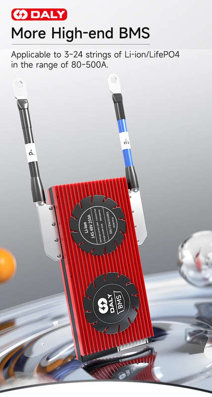 Daly LiFePo4 16S 48V 80A LFP PCM Battery Protection Board BMS with Balance - Safeguarding and Bal...