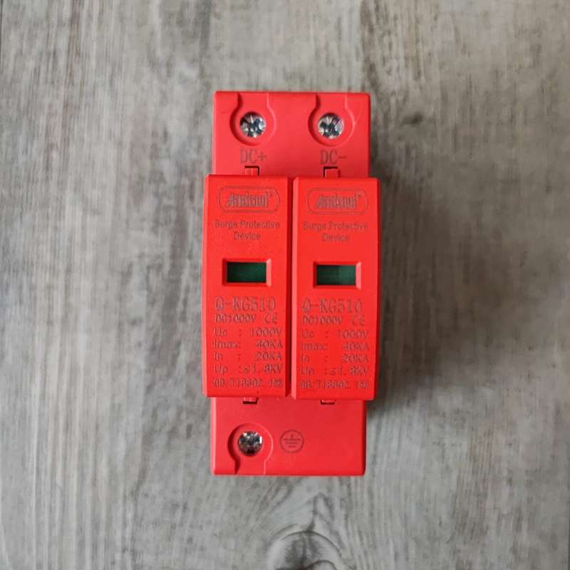 Andowl Q-KG510 2Pole DIN Rail DC 1000v Surge Protector  Reliable Protection for Electrical Sys...