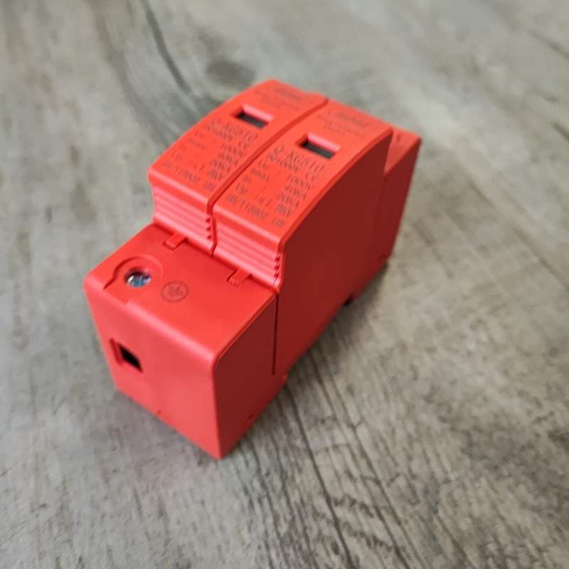 Andowl Q-KG510 2Pole DIN Rail DC 1000v Surge Protector  Reliable Protection for Electrical Sys...