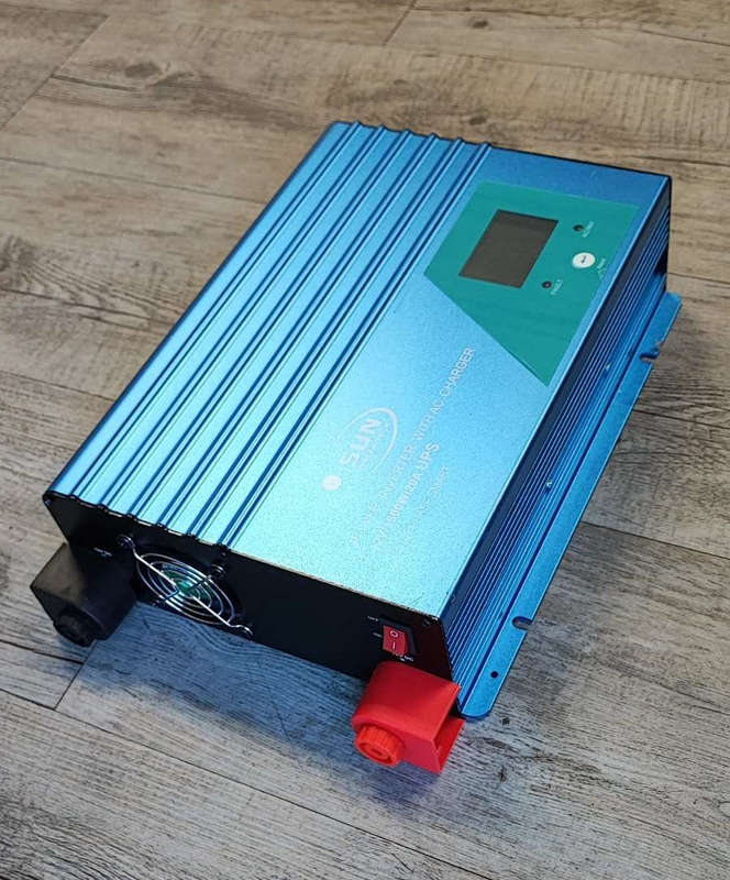 SUN S-4015 1500Watt 12v DC to 220v AC Sine Wave Inverter/Charger - Reliable Power Solution for Ho...