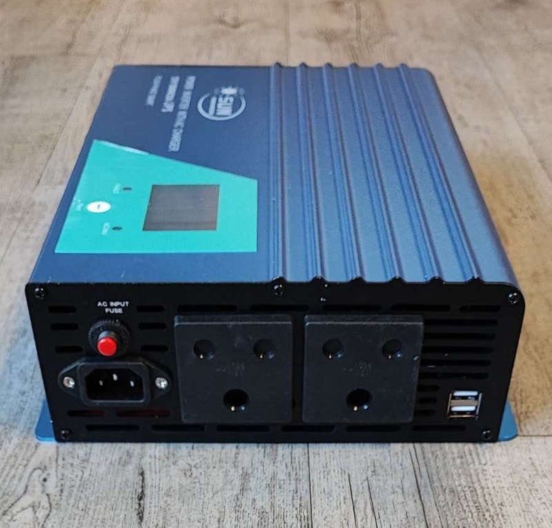 SUN S-4015 1500Watt 12v DC to 220v AC Sine Wave Inverter/Charger - Reliable Power Solution for Ho...