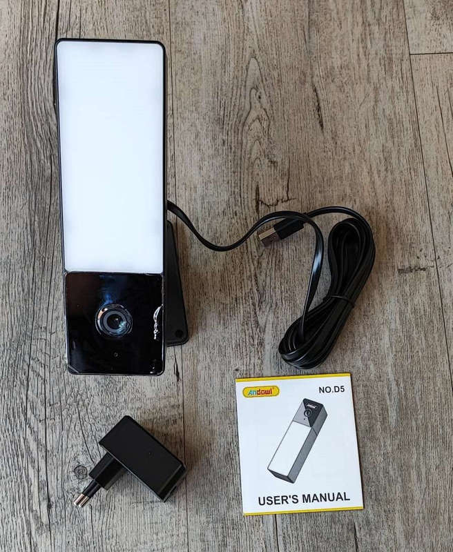 Andowl D5 10Watt Wifi 4K Smart Life AI Motion Camera LED Floodlight - Outdoor Security Solution w...