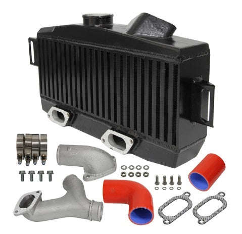 Top Mount Intercooler with Y Pipe Kit for 2008+ Subaru WRX/STI - Improve Cooling & Increase Horse...