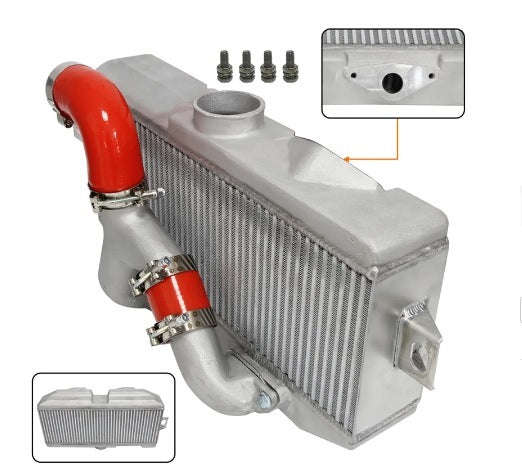 Increase Horsepower and Cooling Efficiency with Upgrade Top Mount Intercooler + Y Pipe for Subaru...