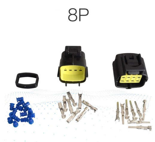 Buy 8Pin Waterproof Electrical Connector Plug Set  Versatile and Durable