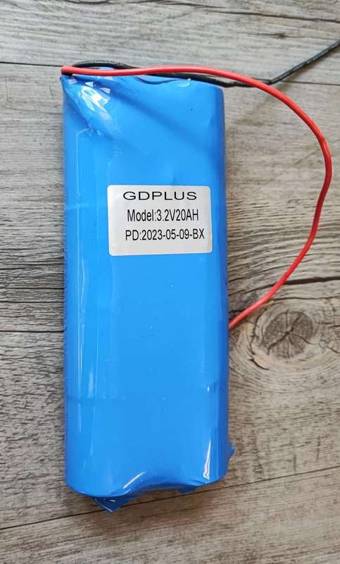 GDPLUS 20ah 3.2v LiFePo4 Battery with BMS - Reliable Power for Solar Power Systems and Electric V...