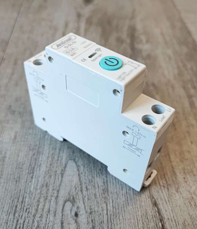 ANDOWL Q-DL52 Tuya Smart 63Amp Wifi Circuit Breaker - Remote Control and Monitoring via Tuya Smar...